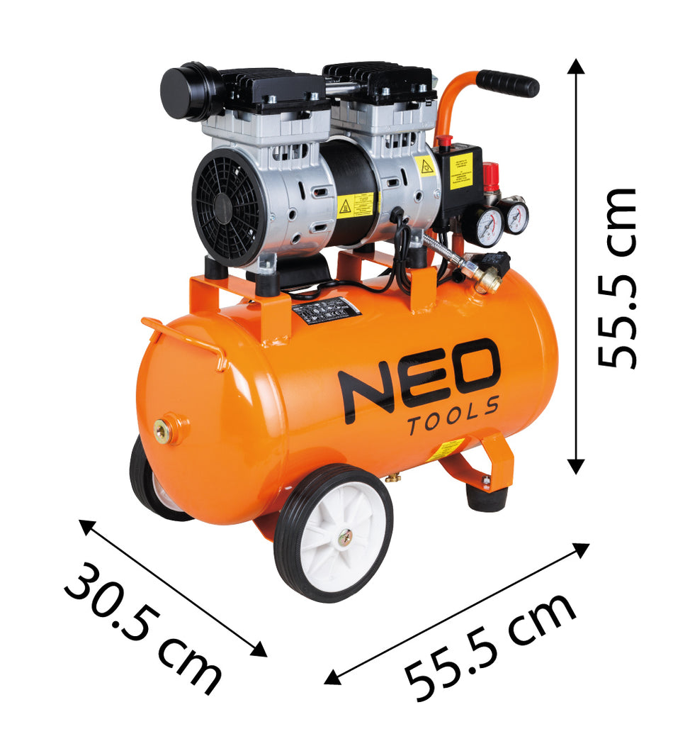 Bezolejový kompresor 24 l od NEO TOOLS nájdeš na naravis.sk
