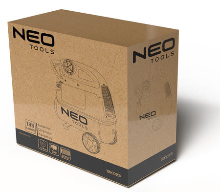 Kompresor 24l od NEO TOOLS nájdeš na naravis.sk
