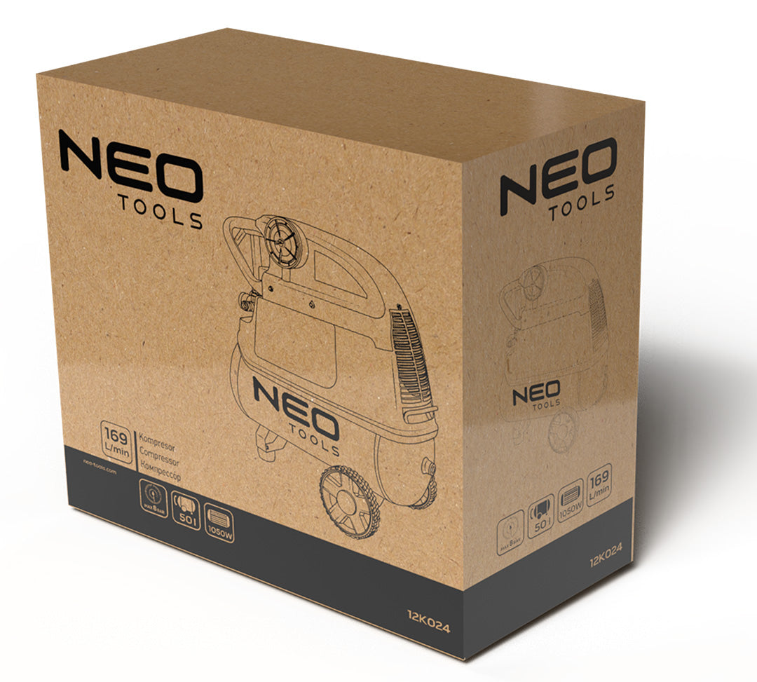Kompresor 50l od NEO TOOLS nájdeš na naravis.sk
