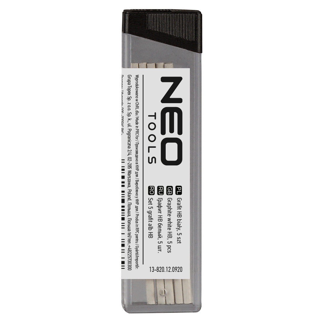 Grafitovo biela HB (až 13 810), 5 ks od NEO TOOLS nájdeš na naravis.sk