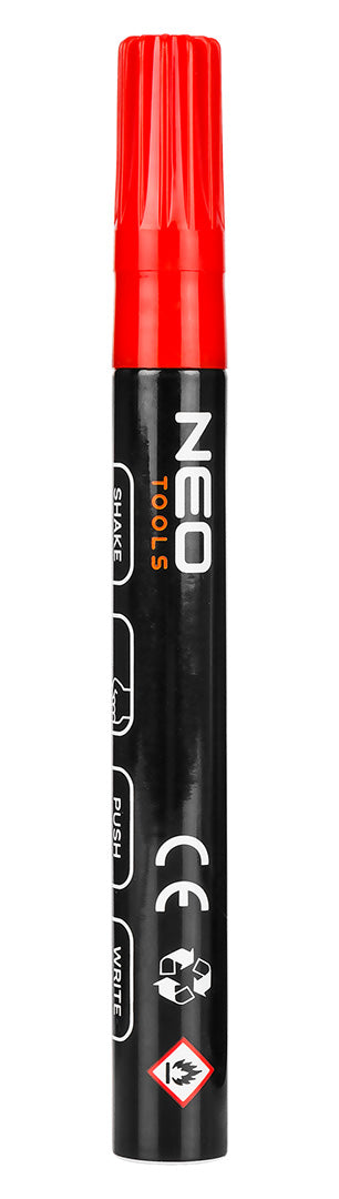 Hrubý stavebný popisovač, 4 farby, permanentný, vodeodolný, lak, hliník, 4 ks od NEO TOOLS nájdeš na naravis.sk
