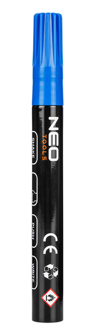 Hrubý stavebný popisovač, 4 farby, permanentný, vodeodolný, lak, hliník, 4 ks od NEO TOOLS nájdeš na naravis.sk