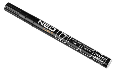 Stavebný popisovač, čierny, permanentný, vodeodolný, lak, hliník, 4 ks od NEO TOOLS nájdeš na naravis.sk