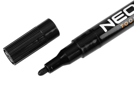 Stavebný popisovač, čierny, permanentný, vodeodolný, lak, hliník, 4 ks od NEO TOOLS nájdeš na naravis.sk