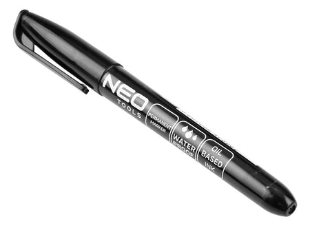 Stavebný popisovač, čierny, permanentný, vodeodolný, na olejovej báze, násobky po 30 ks. od NEO TOOLS nájdeš na naravis.sk