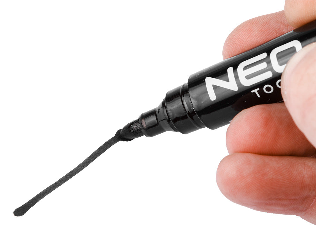 Stavebný popisovač, čierny, permanentný, vodeodolný, na olejovej báze, násobok 20 kusov. od NEO TOOLS nájdeš na naravis.sk