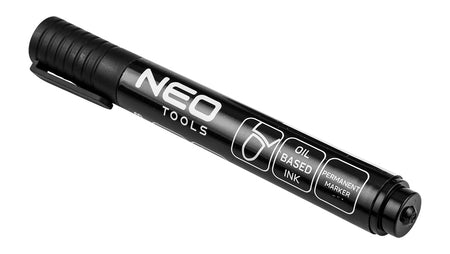 Stavebný popisovač, čierny, permanentný, vodeodolný, na olejovej báze, násobok 20 kusov. od NEO TOOLS nájdeš na naravis.sk