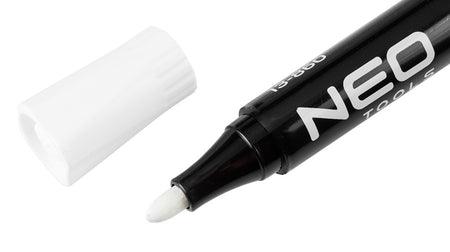 Stavebný popisovač, biely, permanentný, vodeodolný, na olejovej báze, násobok 12 kusov. od NEO TOOLS nájdeš na naravis.sk
