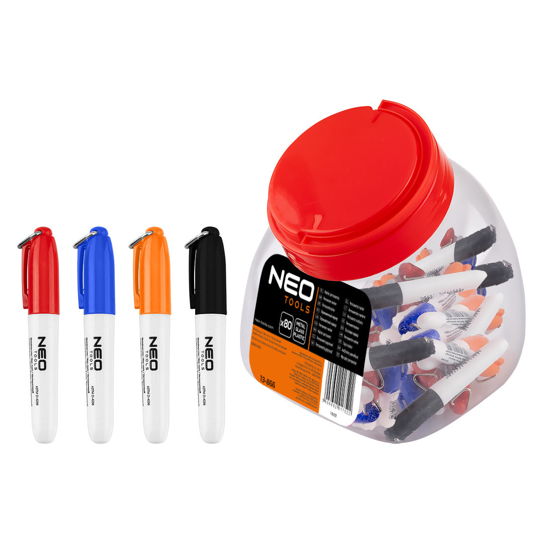 Mini fixka, 4 farby, násobok 80. od NEO TOOLS nájdeš na naravis.sk