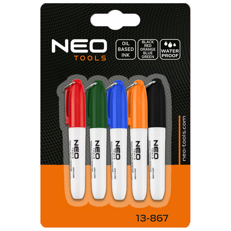 Mini fixka, 5 farieb, blister od NEO TOOLS nájdeš na naravis.sk