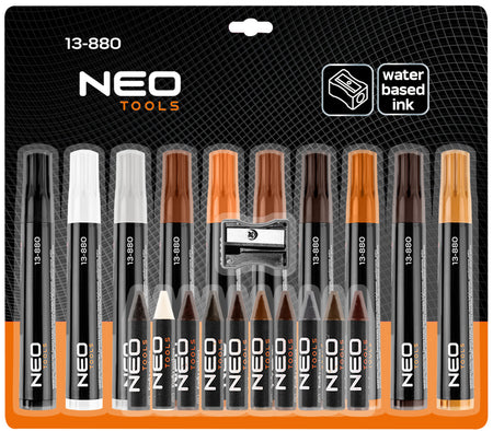 Sada ceruziek na opravu nábytku 21 položiek od NEO TOOLS nájdeš na naravis.sk