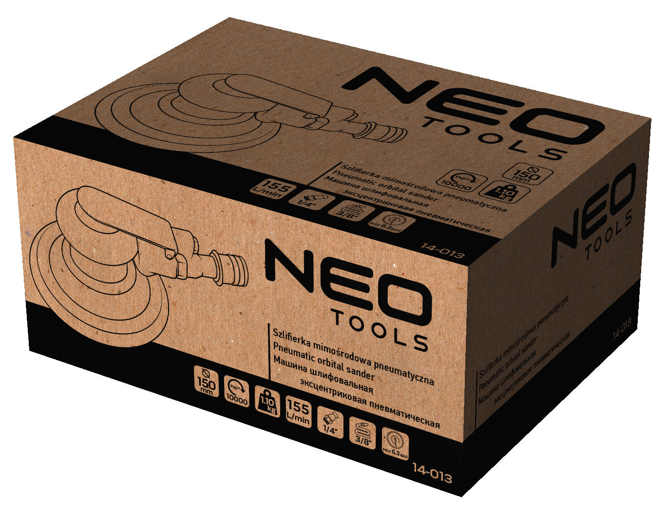 Pneumatická excentrická brúska 150 mm, odsávanie prachu od NEO TOOLS nájdeš na naravis.sk