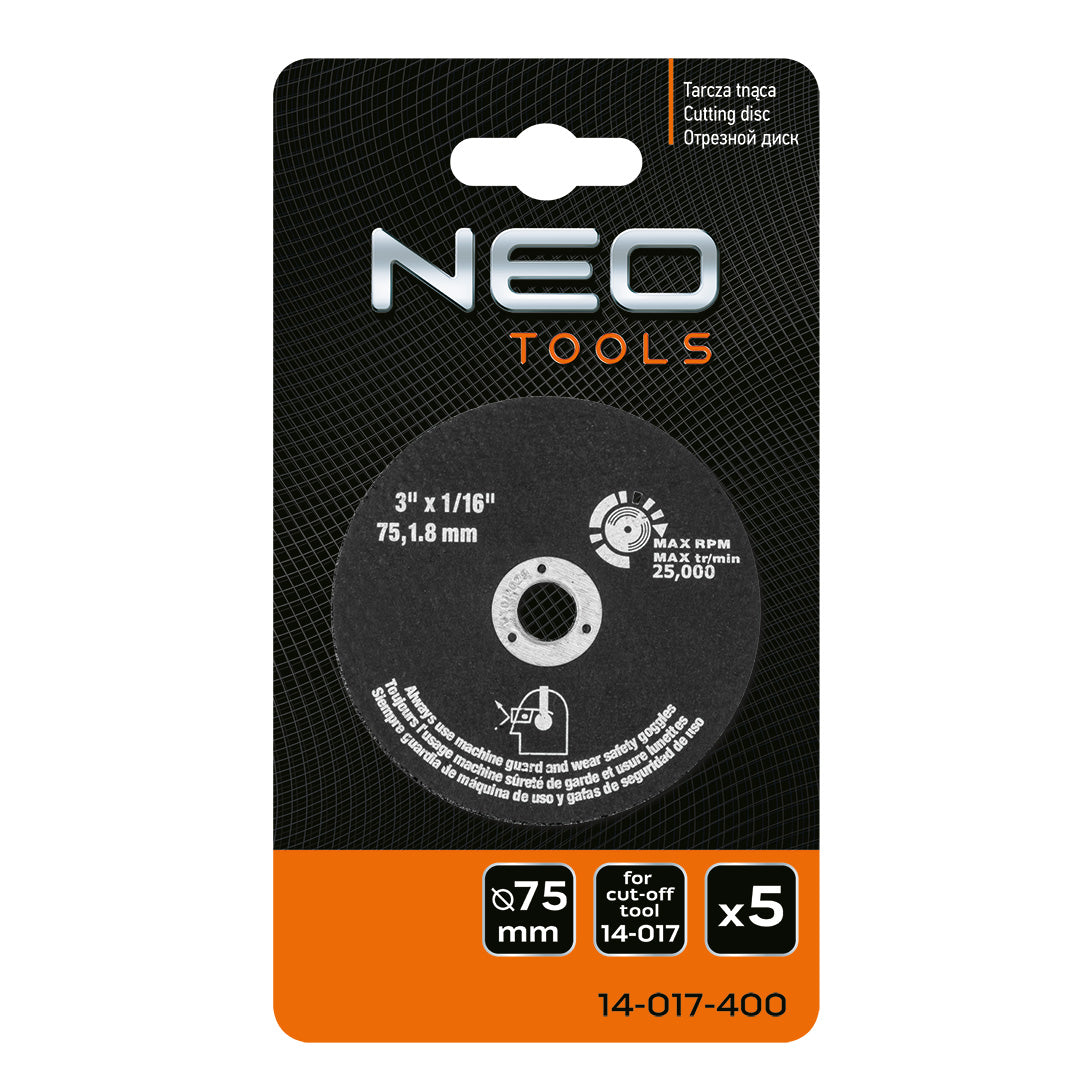 Rezný kotúč pre 14-017, sada 5 ks. od NEO TOOLS nájdeš na naravis.sk