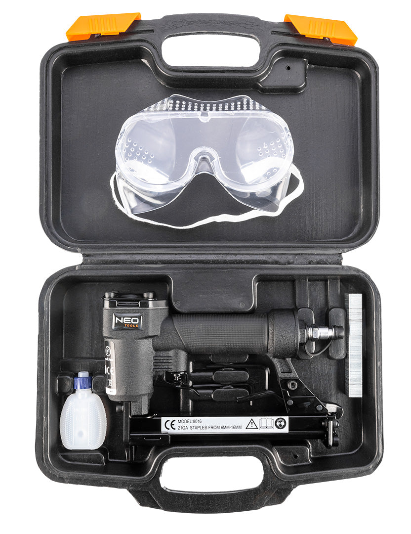 pneumatická zošívačka spony typu 6-16 mm od NEO TOOLS nájdeš na naravis.sk