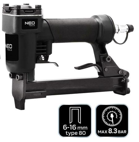 pneumatická zošívačka spony typu 6-16 mm od NEO TOOLS nájdeš na naravis.sk