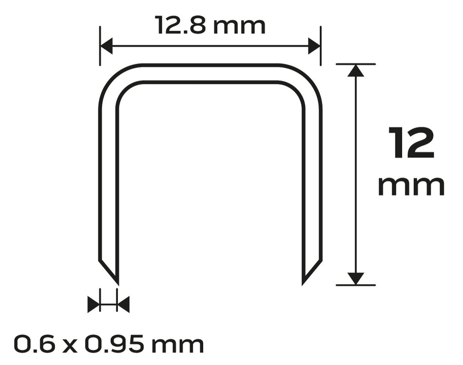 Pozinkované sponky pre pneumatické sponkovačky (14-572), GA21, typ 80 (380), dĺžka 12 mm, 4000 od NEO TOOLS nájdeš na naravis.sk