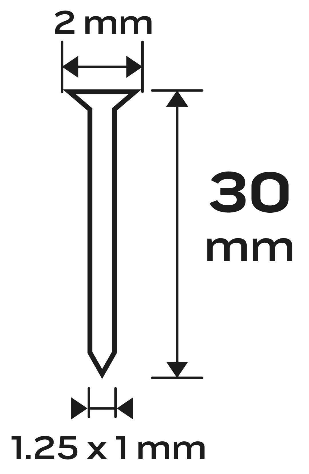 Pozinkované klince pre pneumatické sponkovačky (14-570), GA18, typ 300 (F), dĺžka 30 mm, 4000 od NEO TOOLS nájdeš na naravis.sk