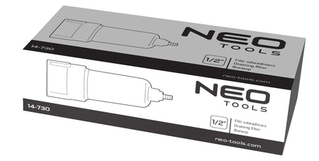 Odtokový filter 1/4 ", kovové puzdro od NEO TOOLS nájdeš na naravis.sk