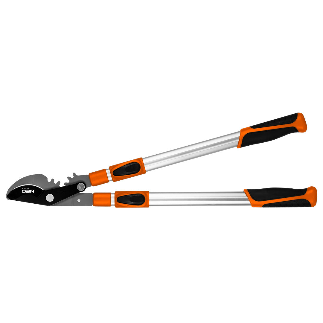 Obtokový orezávač konárov 665 mm, dosah do 42 mm, s prevodom, ktorý zvyšuje prítlak o 40 %, tele od NEO TOOLS nájdeš na naravis.sk