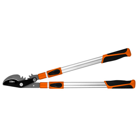 Obtokový orezávač konárov 665 mm, dosah do 42 mm, s prevodom, ktorý zvyšuje prítlak o 40 %, tele od NEO TOOLS nájdeš na naravis.sk