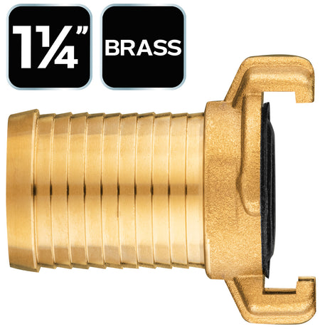 Rýchlospojka z mosadze na hadicu, 1 1/4" od NEO TOOLS nájdeš na naravis.sk