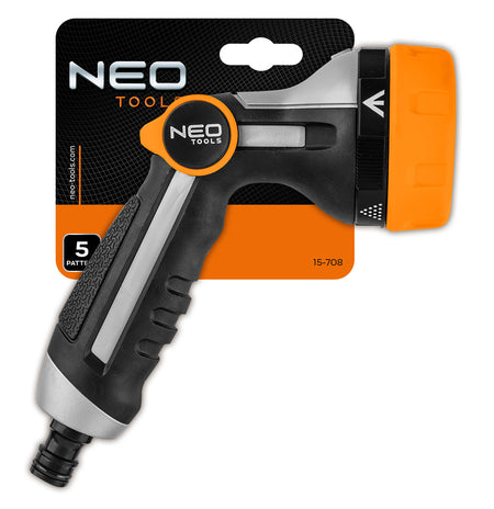 Multifunkčný zavlažovač, 5 funkcií, plynulé nastavenie, kovový disk od NEO TOOLS nájdeš na naravis.sk