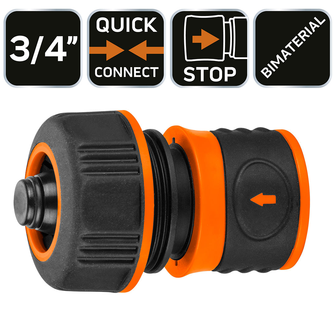 STOP vsuvka 3/4", 2 materiály od NEO TOOLS nájdeš na naravis.sk