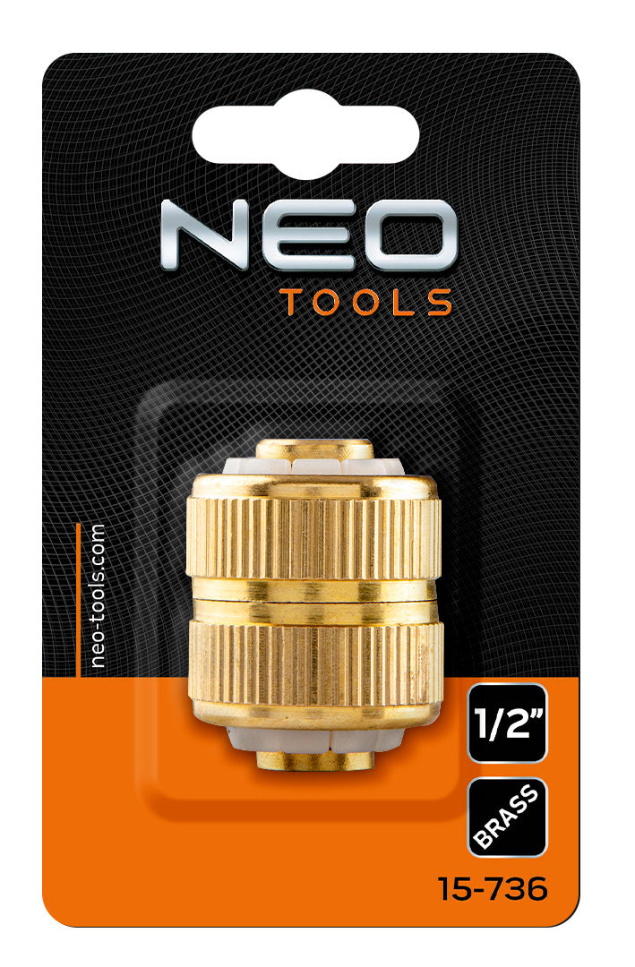 Rozširovač hadice 1/2", mosadz od NEO TOOLS nájdeš na naravis.sk