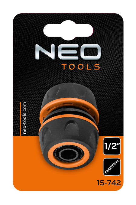 Rozširovač hadice 1/2", dva materiály od NEO TOOLS nájdeš na naravis.sk