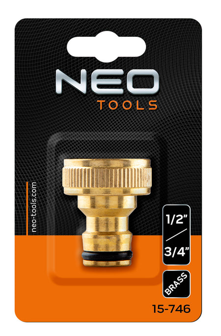 Prípojka pre kohútik 1/2"- 3/4", mosadz od NEO TOOLS nájdeš na naravis.sk