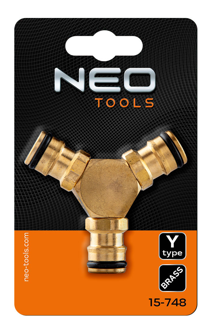 Rozdeľovač typu Y, mosadz od NEO TOOLS nájdeš na naravis.sk