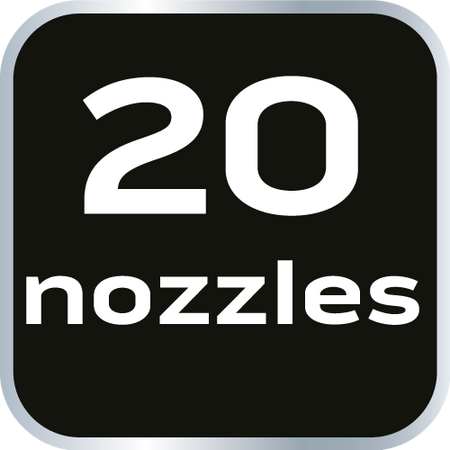 Oscilačný zavlažovač, funkcia vypínania trysiek, 20 trysiek, nastaviteľný rozptyl od NEO TOOLS nájdeš na naravis.sk