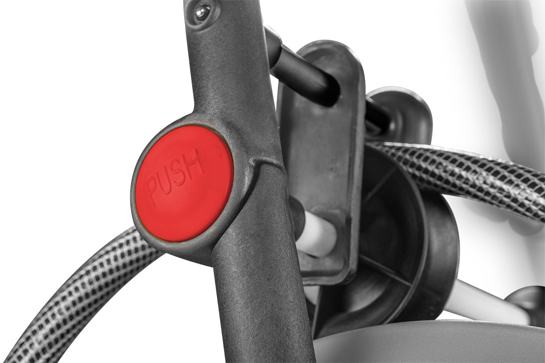 Vozík na záhradnú hadicu, kovový, na 60 m hadice 1/2", s vedením hadice od NEO TOOLS nájdeš na naravis.sk