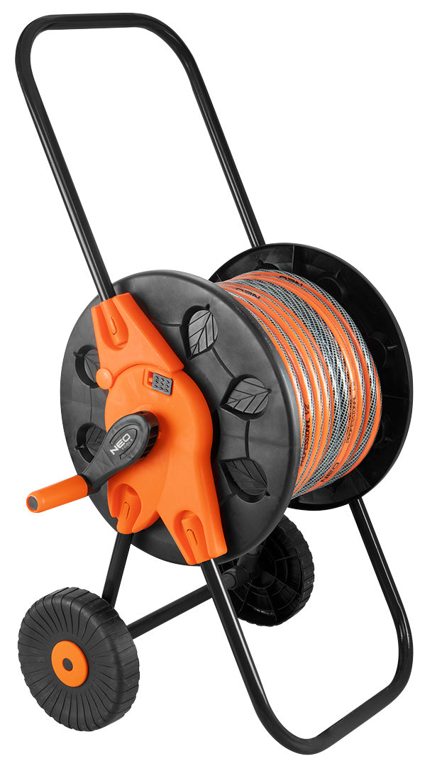 Vozík na záhradnú hadicu, plastový, na 60 m hadice 1/2" od NEO TOOLS nájdeš na naravis.sk