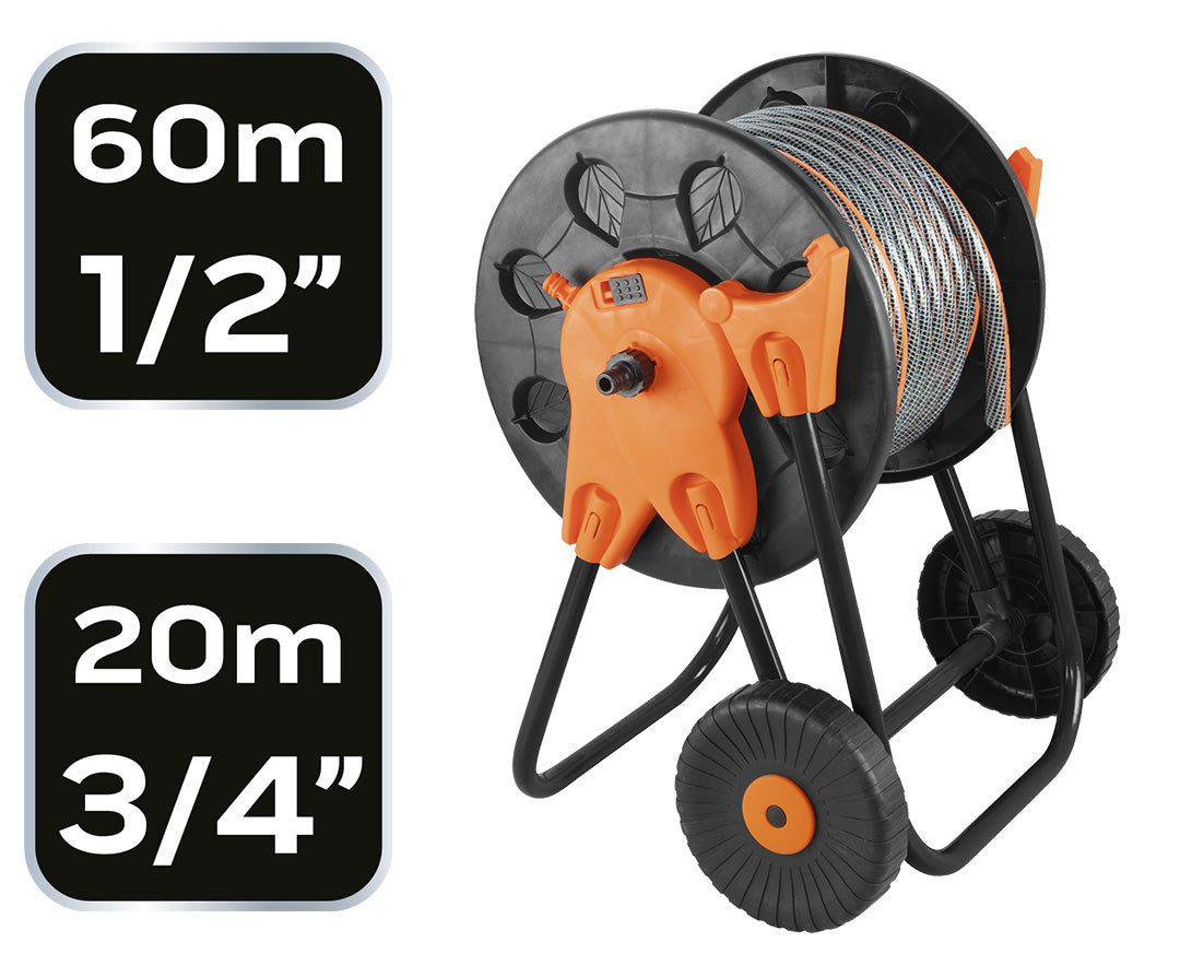 Vozík na záhradnú hadicu, plastový, na 60 m hadice 1/2" od NEO TOOLS nájdeš na naravis.sk