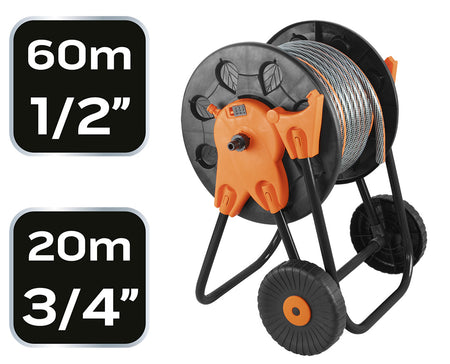 Vozík na záhradnú hadicu, plastový, na 60 m hadice 1/2" od NEO TOOLS nájdeš na naravis.sk