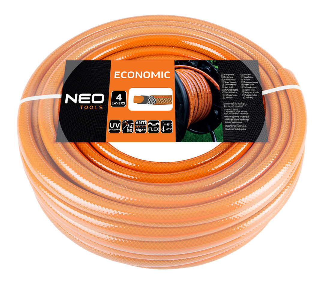 Záhradná hadica 3/4" x50 m, 4-vrstvová NEO ECONOMIC od NEO TOOLS nájdeš na naravis.sk