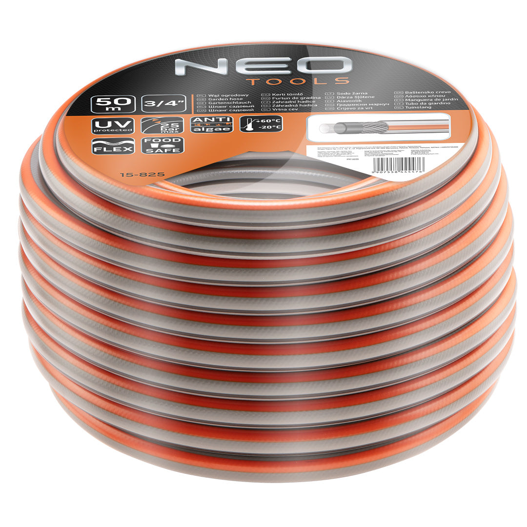 Záhradná hadica 3/4" x 50 m, 4-vrstvová NEO OPTIMA od NEO TOOLS nájdeš na naravis.sk