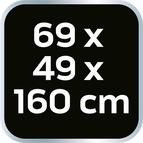 Skleník 69 x 49 x 160 cm, PVC fólia, kovová konštrukcia od NEO TOOLS nájdeš na naravis.sk
