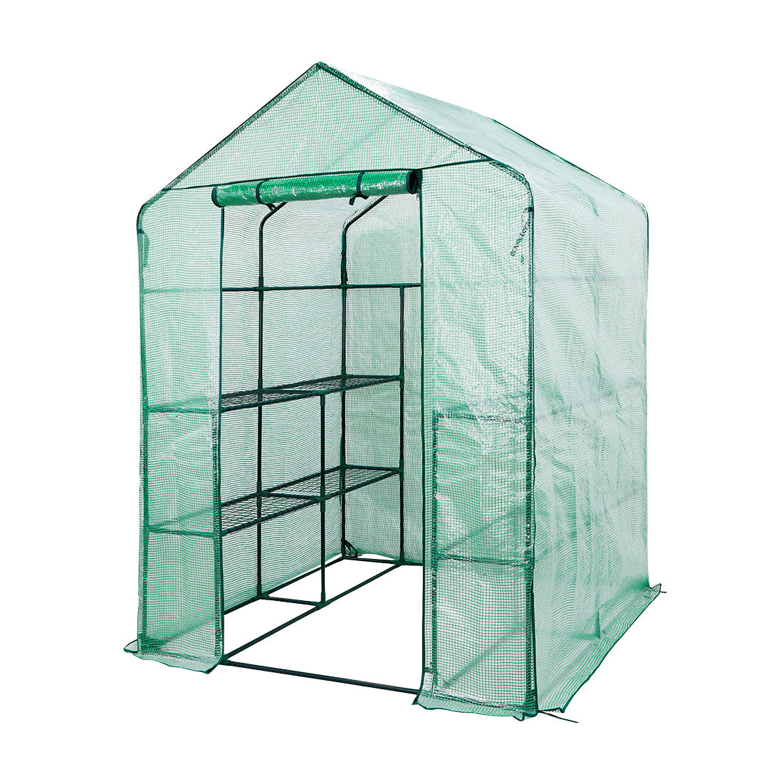 Skleník 143 x 143 x 195 cm, PE fólia 135g, kovová konštrukcia od NEO TOOLS nájdeš na naravis.sk