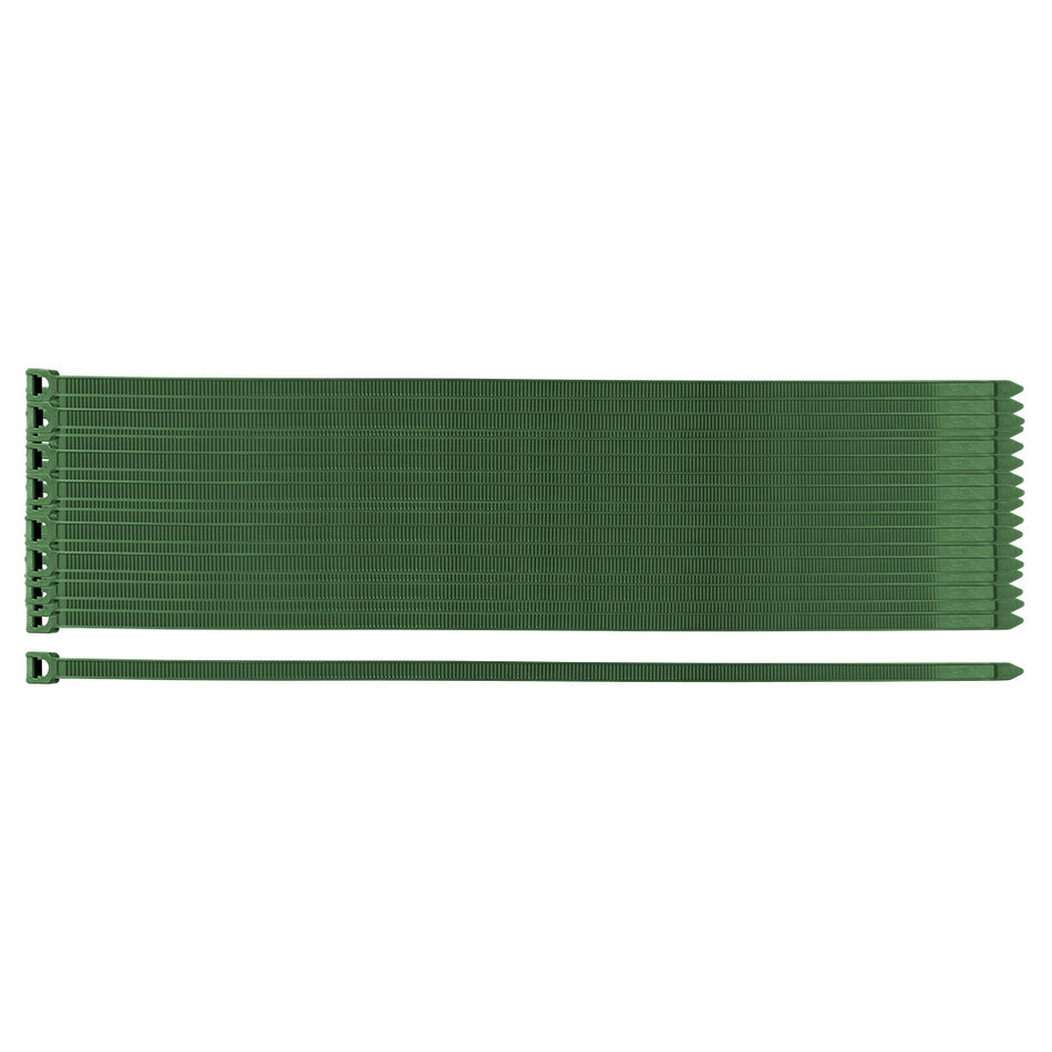 Záhradné káblové pásky 7,6 x 380 mm, 50 ks, zelené od NEO TOOLS nájdeš na naravis.sk