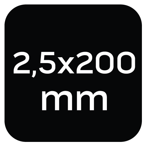 Záhradné káblové pásky 2,5 x 200 mm, 50 ks, hnedé od NEO TOOLS nájdeš na naravis.sk