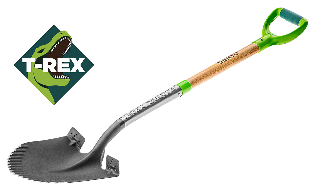 Ostrý rýľ, drevená rukoväť, T-Rex od VERTO nájdeš na naravis.sk
