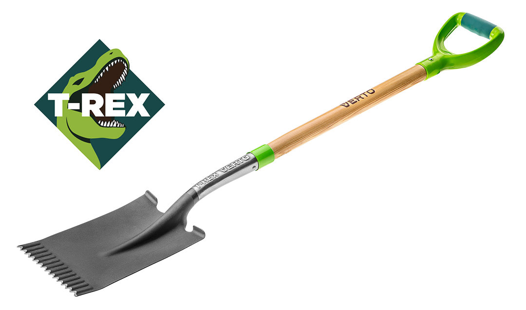 Rovný rýľ, drevená rukoväť, T-Rex od VERTO nájdeš na naravis.sk