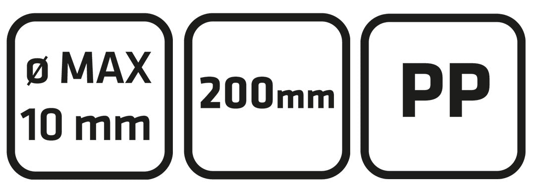 Záhradné nožnice základné 200 mm, priemer rezu 10 mm od VERTO nájdeš na naravis.sk