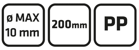 Záhradné nožnice základné 200 mm, priemer rezu 10 mm od VERTO nájdeš na naravis.sk