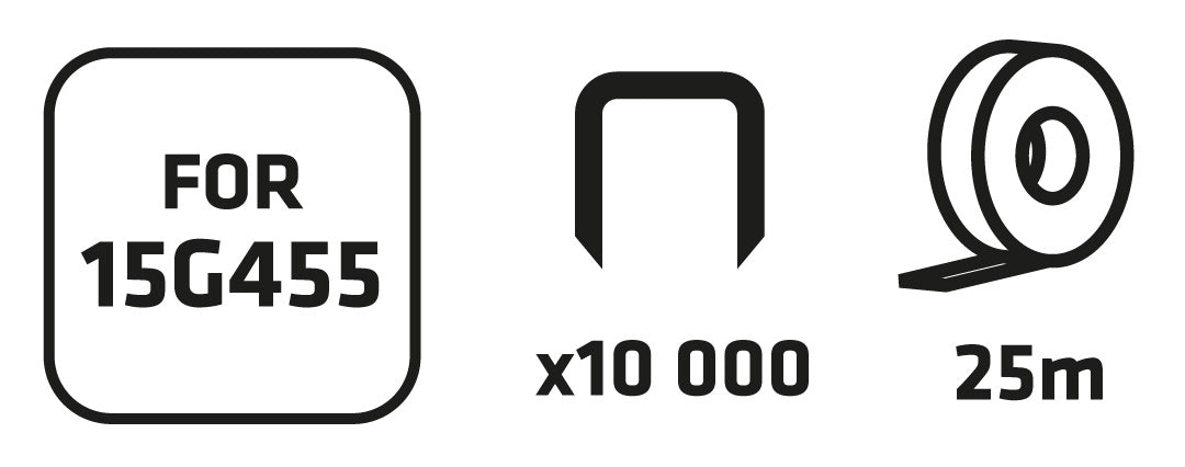 Sada 10 x 25 m pásky a 10 000 sponiek. od VERTO nájdeš na naravis.sk