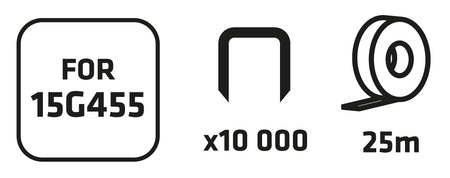 Sada 10 x 25 m pásky a 10 000 sponiek. od VERTO nájdeš na naravis.sk