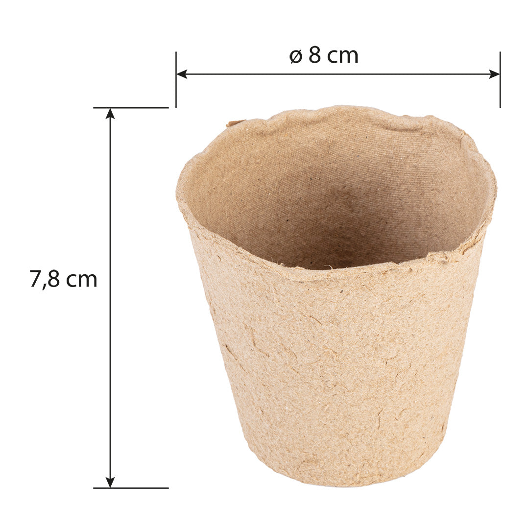 Rašelinové semenáčiky: 8 x 8 x 7,8 cm, 60 kusov od VERTO nájdeš na naravis.sk