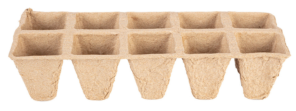 Malé rašelinové kvetináče (2x5 otvorov) 22 x 8,5 x 5,5 cm, 10 kusov od VERTO nájdeš na naravis.sk